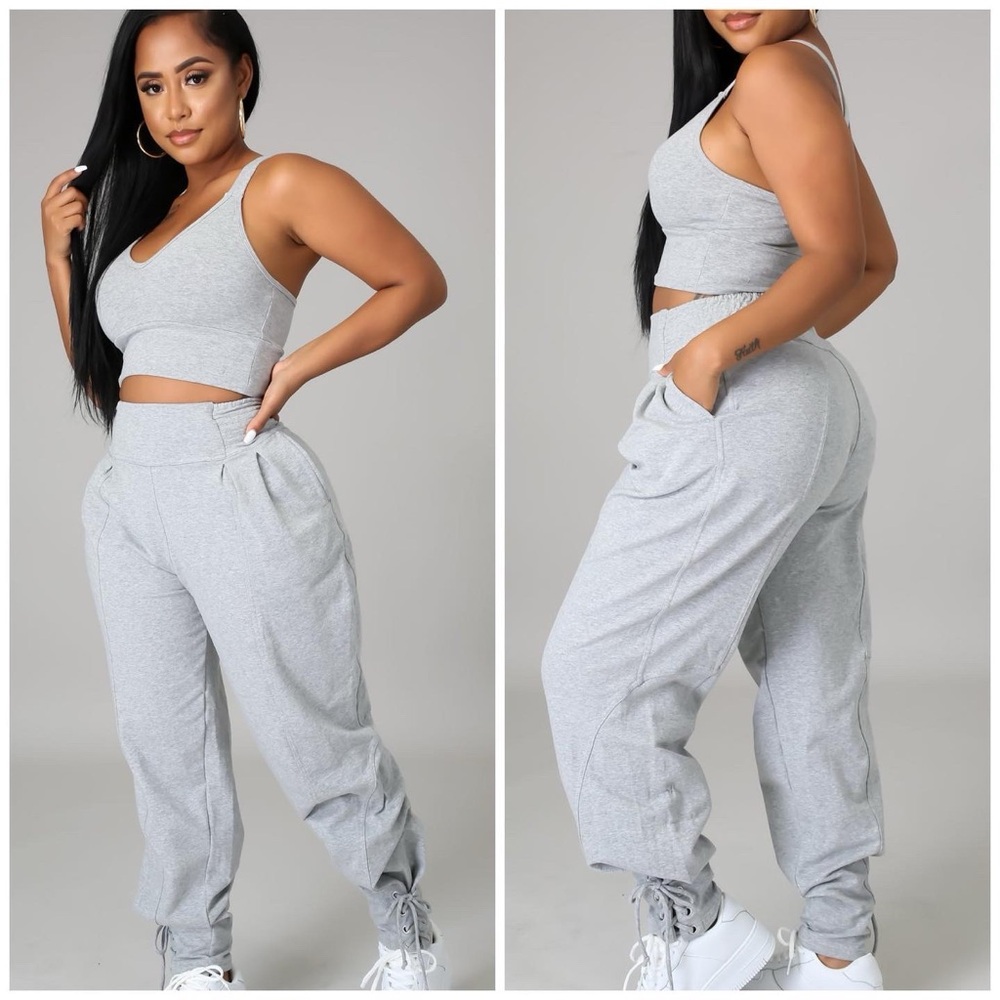 Two piece grey set